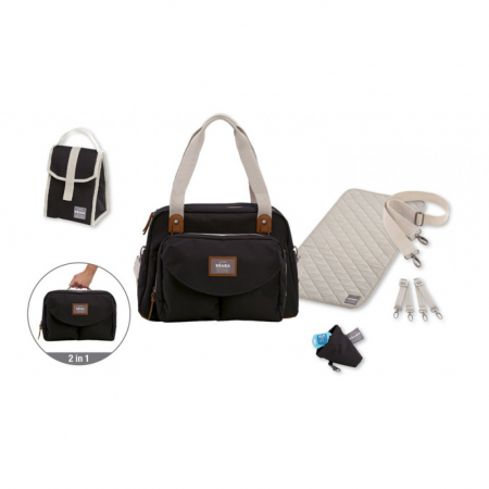 Geanta de infasat Geneva II Neagra New Color - Beaba [4]