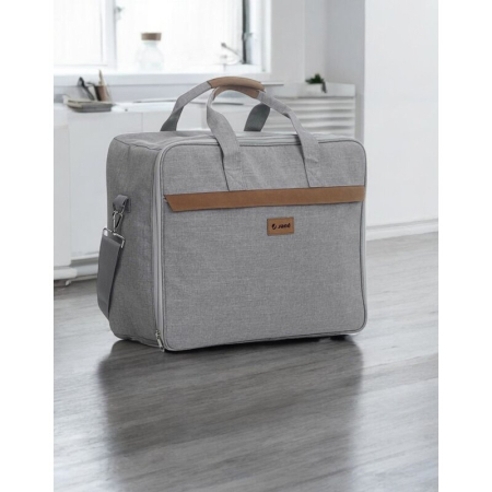 Geanta de voiaj spital, Jane, cu compartiment impermeabil 41 x 50 x 7 cm, Dim Grey [3]