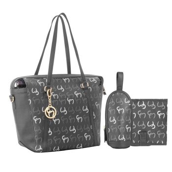 Genti - Geanta multifunctionala Hannah Asphalt Clevamama