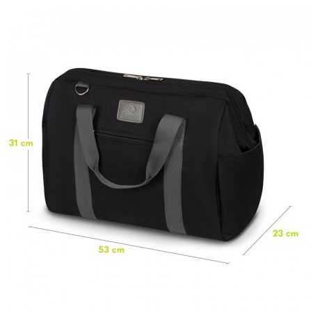 Geanta pentru mamici Ida cu multiple compartimente, Negru [8]