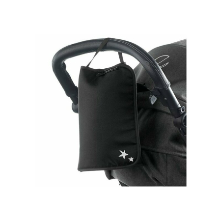 Geanta pentru mamici, Jane, cu 2 buzunare exterioare, cu multiple compartimente, cu saltea de infasat inclusa, 44 x 34 cm, Soil [6]