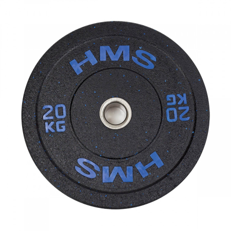 Aparate fitness - Greutate Bumper Plate 20 kg/51 mm HMS HTBR20-albastru