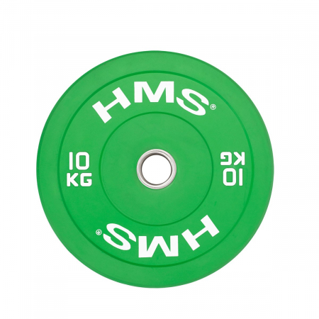 Aparate fitness - Greutate Bumper Plate HMS CBR10 10kg/51mm