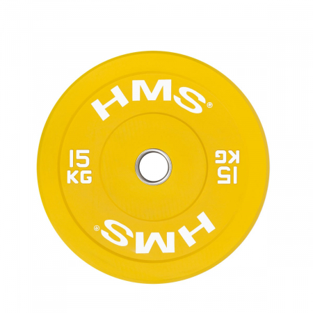 Aparate fitness - Greutate Bumper Plate HMS CBR15 15kg/51mm