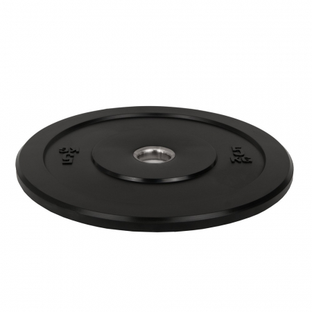Greutate Cauciuc Bumper Plate SPORTMANN - 5 kg / 51 mm - Negru [2]