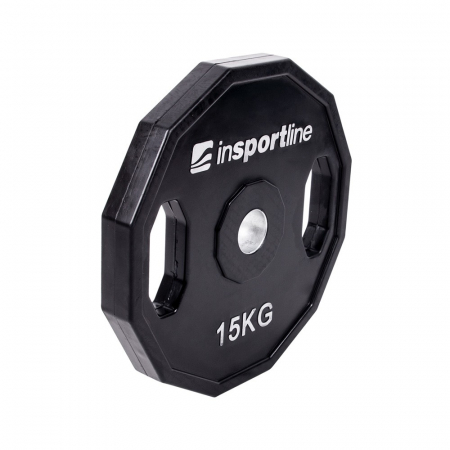 Greutate cauciucata 15kg/31mm inSPORTline Ruberton [1]