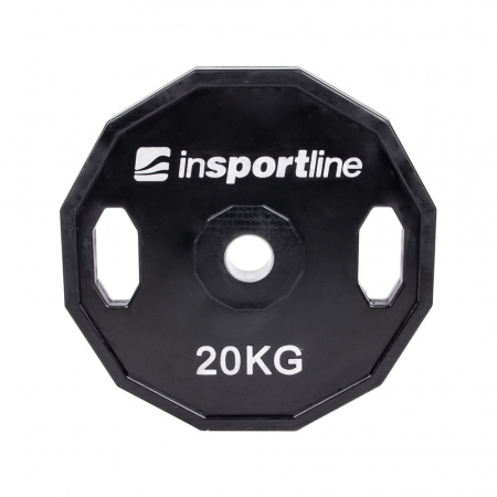 Bare - Discuri - Greutati - Greutate cauciucata 20kg/51mm inSPORTline Ruberton