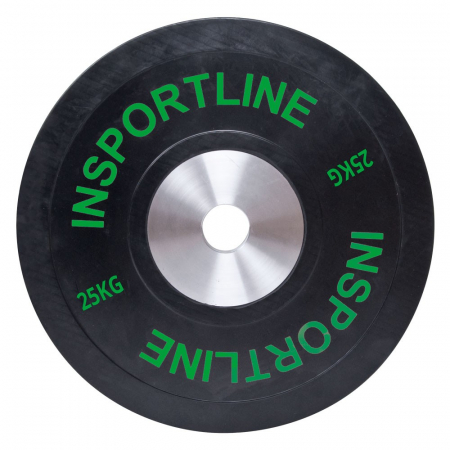 Bare - Discuri - Greutati - Greutate cauciucata inSPORTline Bumper Plate 25kg