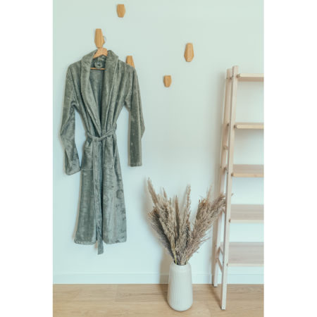 Prosoape copii - Halat de Baie Frotir din Bambus pentru Adulti XL Whisper Green