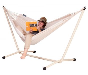 Hamac 1 persoana Modesta Organic certificat OE 100 ecru - La Siesta [11]