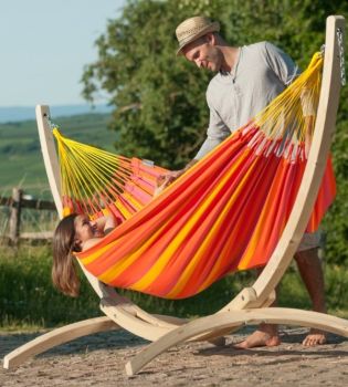 Hamac 1 persoana Sonrisa mandarine - La Siesta [6]