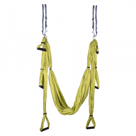 Saltele si Covoare sport Fitness sau Yoga - Hamac aero yoga inSPORTline Hemmock-verde