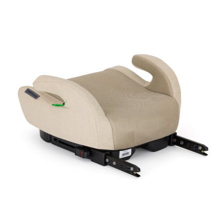 Inaltator auto, Petite&Mars, Optimus Pro, I-size, 125- 150 cm, 22-36 kg, Cu isofix, Forma ergonomica, Husa detasabila, Bej [6]