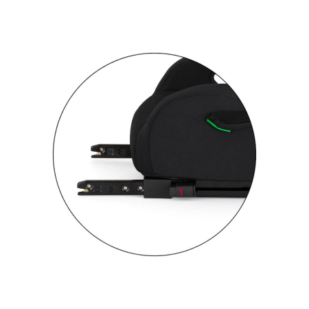 Inaltator auto, Petite&Mars, Optimus Pro, I-size, 125- 150 cm, 22-36 kg, Cu isofix, Forma ergonomica, Husa detasabila, Negru [12]