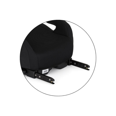 Inaltator auto, Petite&Mars, Optimus Pro, I-size, 125- 150 cm, 22-36 kg, Cu isofix, Forma ergonomica, Husa detasabila, Negru [13]