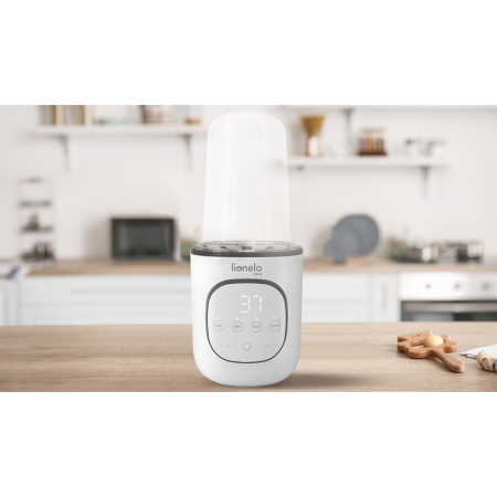 Incalzitor biberoane, Lionelo, ThermUp 2.0, 5 in 1, Sterilizare, Dezghetare, Incalzire rapida, 200 W, Fara BPA, Alb [19]