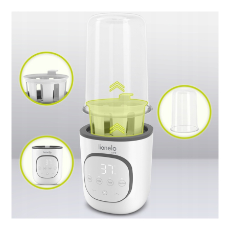 Incalzitor biberoane, Lionelo, ThermUp 2.0, 5 in 1, Sterilizare, Dezghetare, Incalzire rapida, 200 W, Fara BPA, Alb [5]