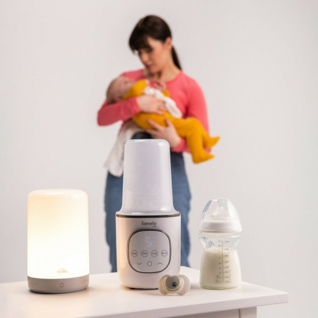 Incalzitor biberoane, Lionelo, ThermUp 2.0, 5 in 1, Sterilizare, Dezghetare, Incalzire rapida, 200 W, Fara BPA, Alb [21]