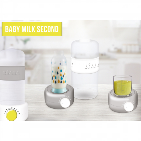 Incalzitor biberoane si sterilizator Baby Milk Second Gri - Beaba [5]