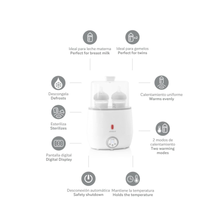 Incalzitor si Sterilizator Casa Miniland Warmy Twin [4]