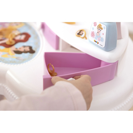 Jucarie Smoby Masuta de machiaj Disney Princess 2 in 1 roz cu accesorii [7]