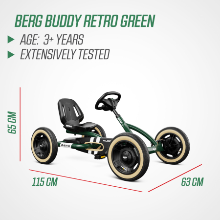 Kart BERG Buddy Retro Green [11]