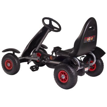 Kart cu pedale F618 Air negru Kidscare [1]