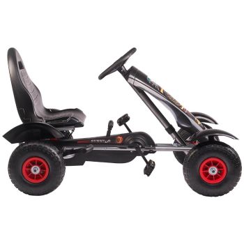 Kart cu pedale F618 Air negru Kidscare [3]