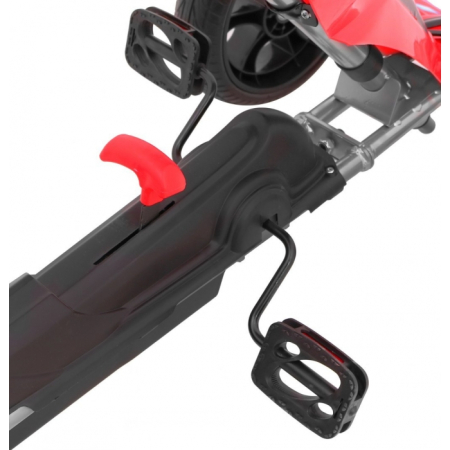 Kart cu pedale si roti EVA, varsta 3 ani+, 123x60x69 cm, Gokart GRAND RIDE - Rosu [4]