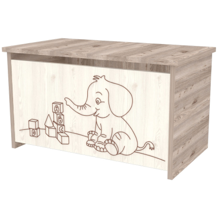 Organizator jucarii - Lada de depozitare Hubners Sofia crem nisip