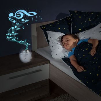Lampa de veghe cu muzica si proiectie de stele MyMagicStarlight Reer 52050 [4]