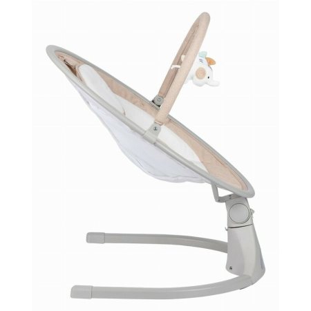 Leagan balansoar, FreeOn, Elite, cu 12 melodii, 5 viteze de balansare si 3 pozitii de reglare a spatarului, Beige [10]