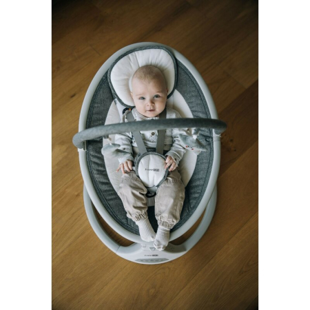 Leagan balansoar, FreeOn, Elite, cu 12 melodii, 5 viteze de balansare si 3 pozitii de reglare a spatarului, Grey [16]