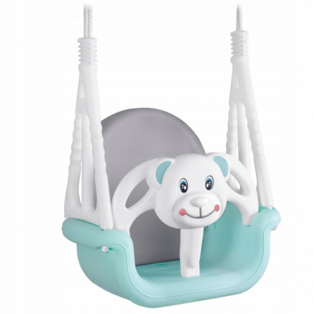 Leagane / Balansoare / Sezlonguri - Leagan de gradina Ricokids Ursulet 770100 - Turcoaz