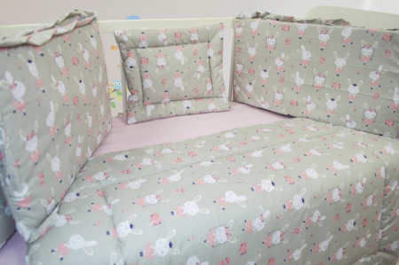 Lenjerie MyKids Dancing Bunny 4+1 Piese 120x60 [2]