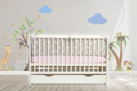 Lenjerie MyKids Dancing Bunny 4+1 Piese 120x60 [1]