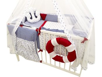 Lenjerie MyKids Ocean 9 Piese 120x60 cm [3]