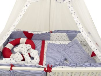 Lenjerie MyKids Ocean 9 Piese 120x60 cm [4]