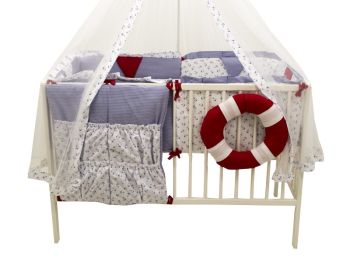 Lenjerie MyKids Ocean 9 Piese 120x60 cm [5]