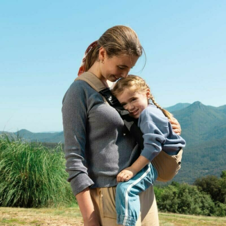 Marsupiu bebe, Jane, Catch, Ergonomic, De la 9 luni pana la 22 Kg, Sand [4]