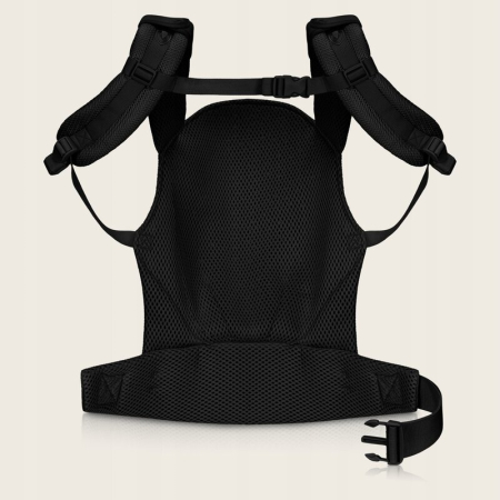 Marsupiu ergonomic, Lionelo, Margareet Air, 3 pozitii de purtare, 4 luni+, Pana la 20 Kg, Material respirabil 3D Air Mesh, Catarama dubla de siguranta, Negru [7]