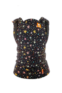 Portbebe - Marsupiu Half Buckle Rainbow Stars 3.2 - 20.4 kg - Baby Tula