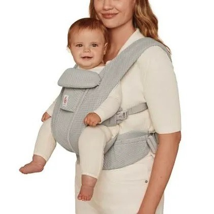 Marsupiu Omni Deluxe Mesh Pearl Grey Ergobaby [2]