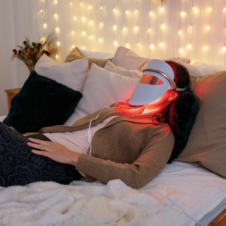 Masca Fata pentru Terapie Luminoasa cu LED inSPORTline Esgrima [4]