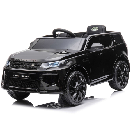 Masinuta electrica Chipolino SUV Land Rover Discovery cu scaun din piele si roti EVA black [2]