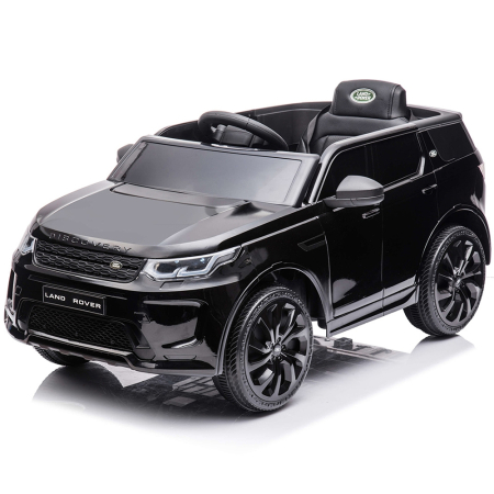 Masinuta electrica Chipolino SUV Land Rover Discovery cu scaun din piele si roti EVA black [12]