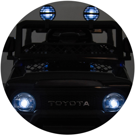 Masinuta electrica Chipolino Toyota FJ Cruiser cu roti EVA black [14]