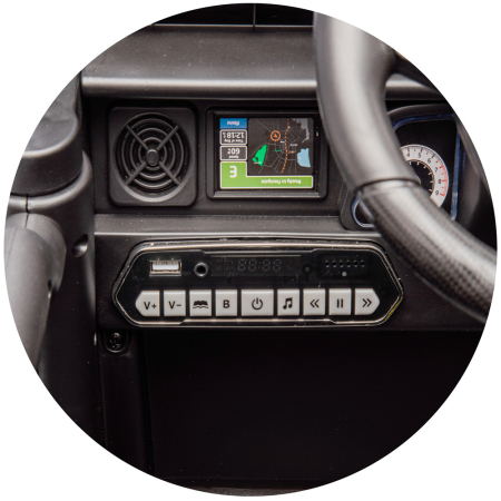Masinuta electrica Chipolino Toyota FJ Cruiser cu roti EVA granite [8]