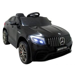 Masinute si motociclete electrice - Masinuta electrica cu telecomanda 4 x 4, roti EVA, varsta 3-6 ani, Mercedes AMG GLC 63S, 115x61x55 CM, putere 180W R-Sport - Negru