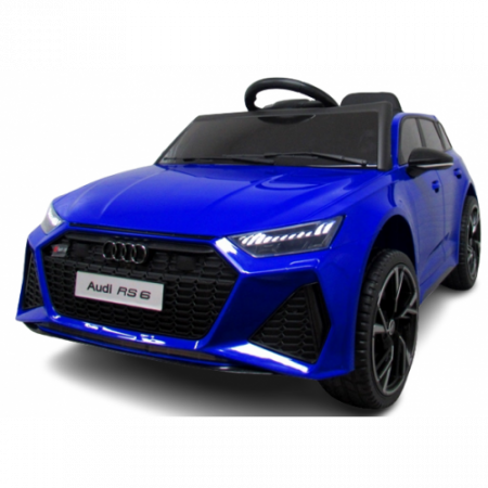 Masinute si motociclete electrice - Masinuta electrica cu telecomanda Audi RS6 R-Sport - Albastru
